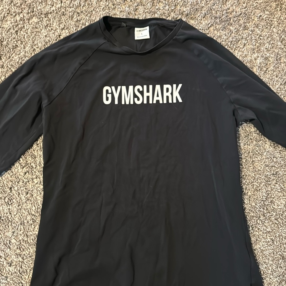 Gym Shark Long Sleeve L Black